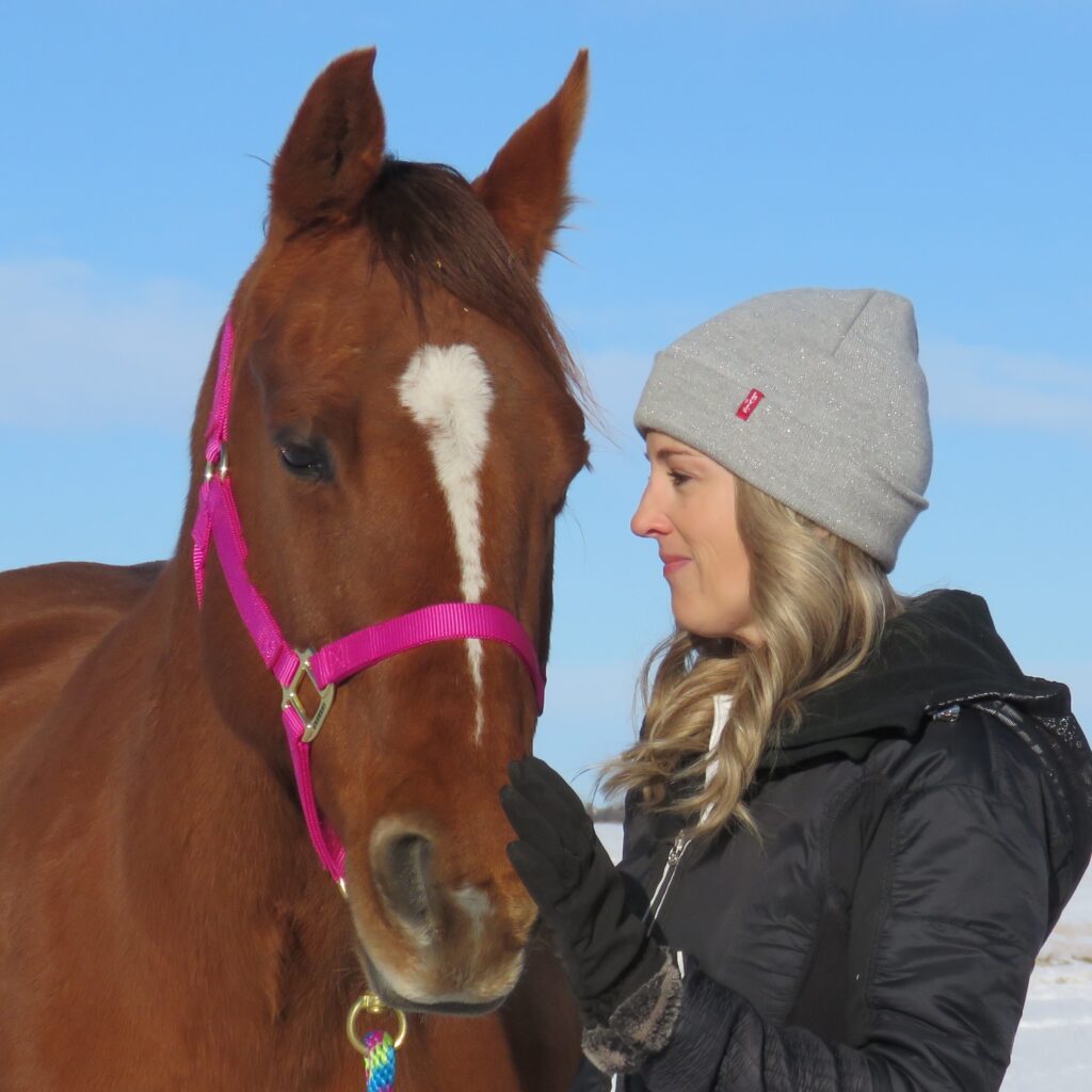 woman with horse